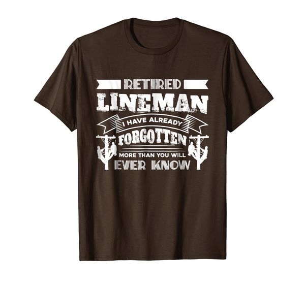 

lineman shirt - retired lineman t shirts, White;black