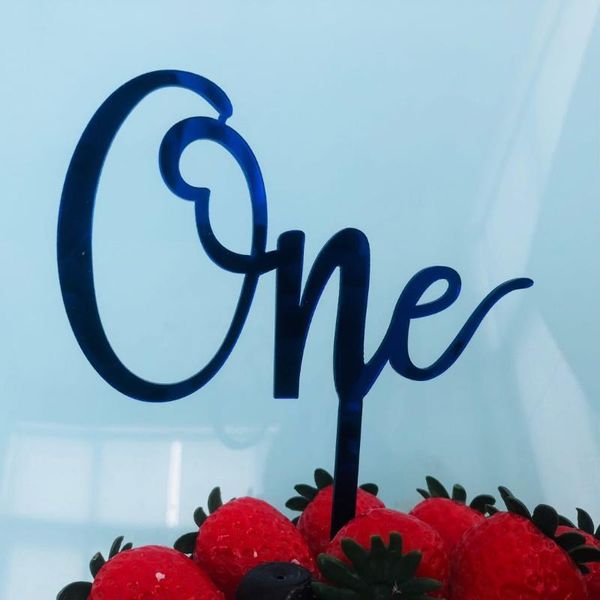 

other event & party supplies 5pcs creative english one acrylic cake insert holiday first birthday anniversary baking decoration er