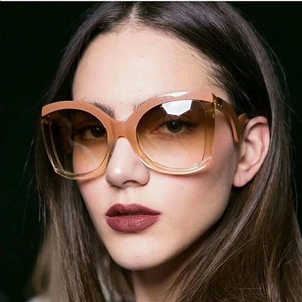 

sunglasses 2021 gradient luxury ladies fashion curved, White;black