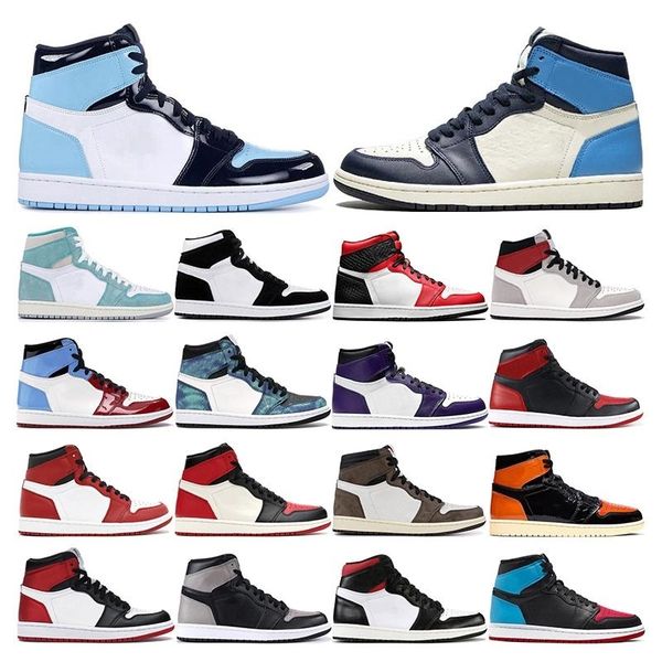 

mens sneakers basketball shoes 1s unc obsidian ture green twist court purple light smoke grey fearless women sports trainers fashion outdoor