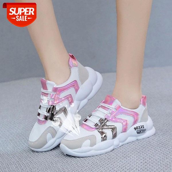 

women's casual sports shoes canvas shoes 2020autumn women's breathable mesh father's #c125