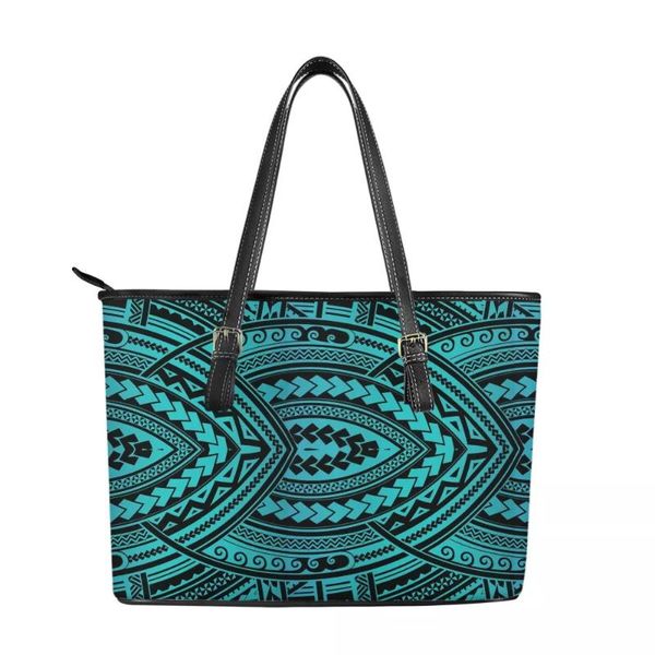 

cosmetic bags & cases hycool arrive women floral hawaii tribal handbag boho pu leather shopping tote zipper bag luxury ladies hand 2021