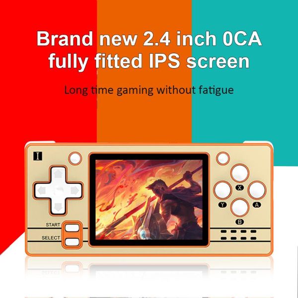 

portable game players powkiddy q20 open source 2.4 inch hd oca full fit ips screen handheld console retro ps children's gifts
