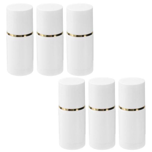 

storage bottles & jars 6pcs sponge liniment refillable sub (white) 20ml