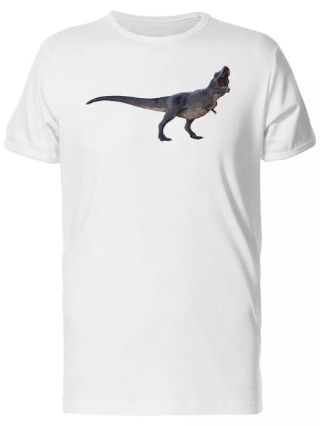 

T Rex Illustration Men's Tee -Image by Shutterstock, White;black