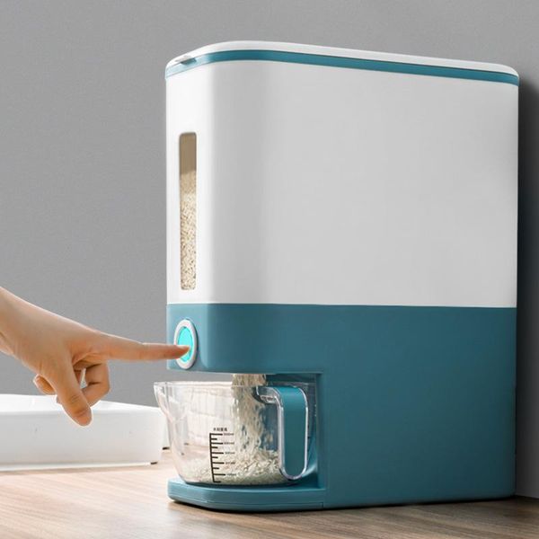 

storage bottles & jars metering rice box automatic japanese cylinder insect-proof moisture-proof sealed