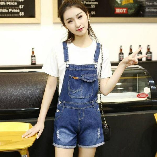 

women's jumpsuits & rompers women clothing denim fabric summer overalls playsuits suspenders slimjeans jeans, Black;white