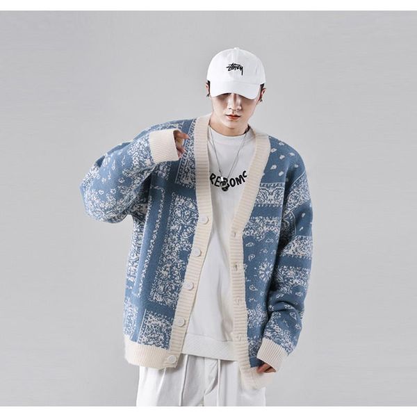

men's sweaters vintage cardigan sweater men jacket v-neck wool cotton spring autumn causal korean fashion blusa de frio masculino, White;black