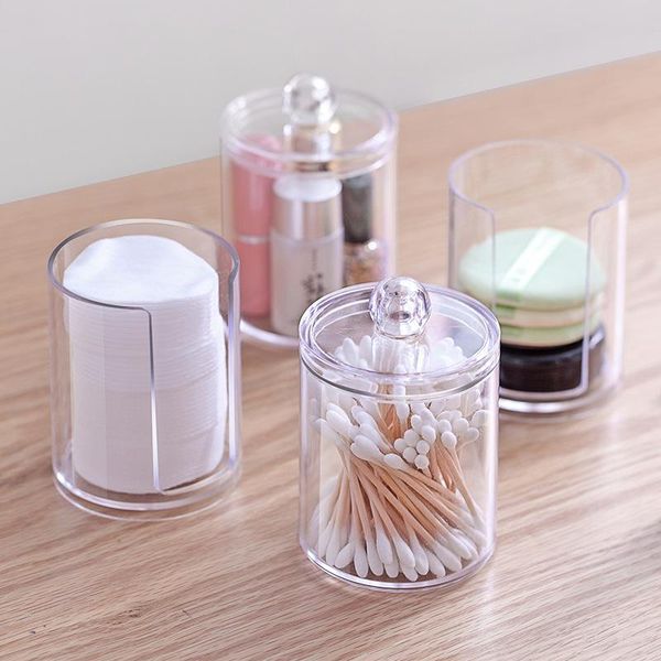 

bathroom storage & organization portable makeup box cotton pad / swab jewelry