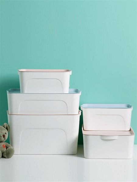 

storage bottles & jars plastic box large toy clothing with cover wardrobe sorting bins organizer wadrobe clothes