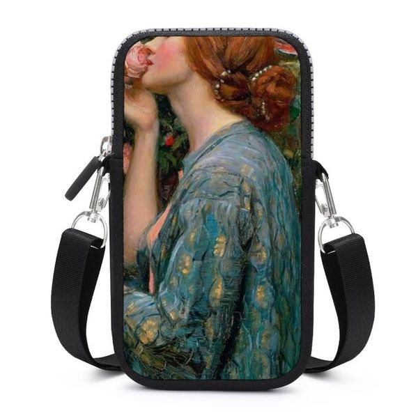 

evening bags floral shoulder bag travel woman mobile phone gifts aesthetic purse