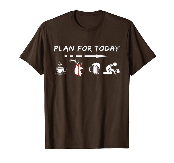 

plan for today coffee hunting beer and t-shirt, White;black