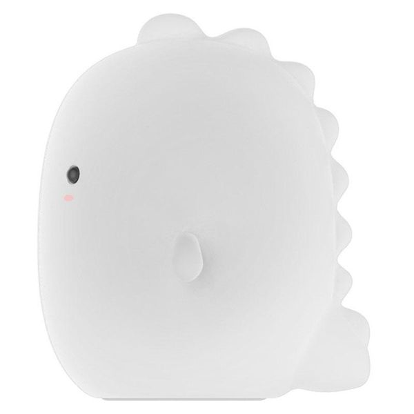 

night lights dinosaur light for kids, color changing led silicone bedside lamp gifts boys girls