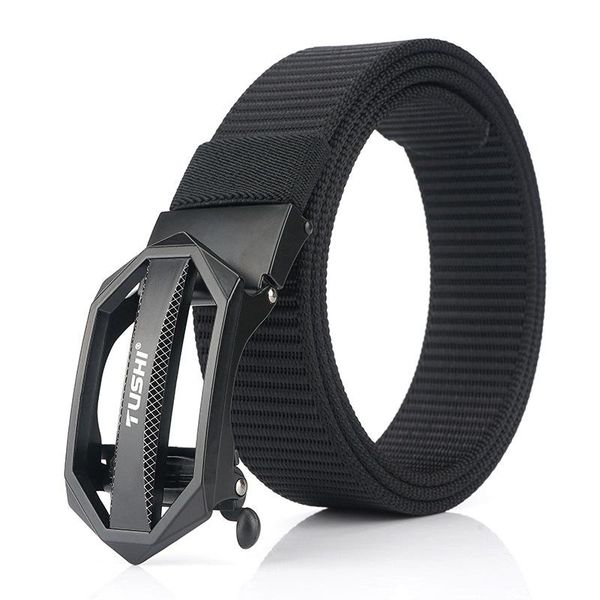 

belts riemen voor mannen cintos masculino canvas black track pattern casual knitted nylon metal trending products 2021 luxe designer, Black;brown