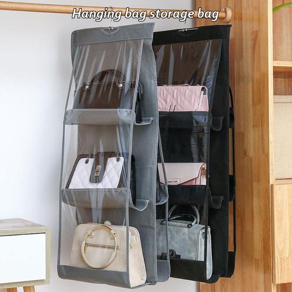

hanging handbag organizer wardrobe closet storage bag purse protector bags