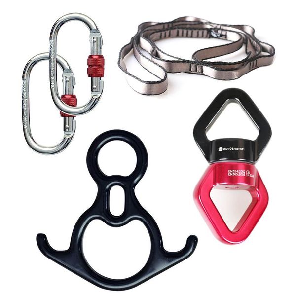 

hardware for aerial dance set yoga accessories flying aerial silks and antigravity hammock swing swivel climbing