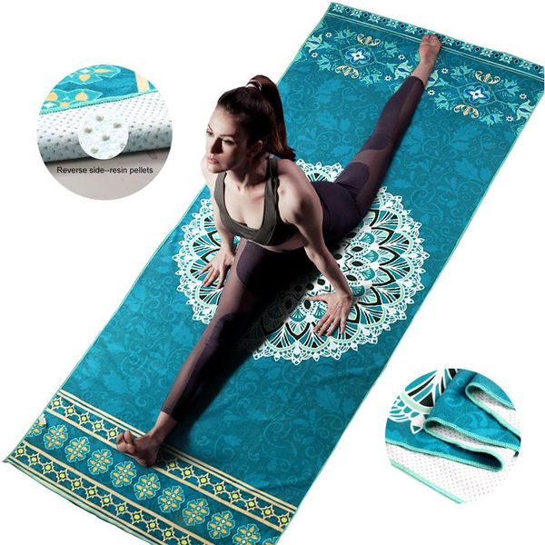 

yoga mat stripes fitness massage gymnastics gym tapestry beach pilates women throw towel travel outdoor camping workout non slip mats
