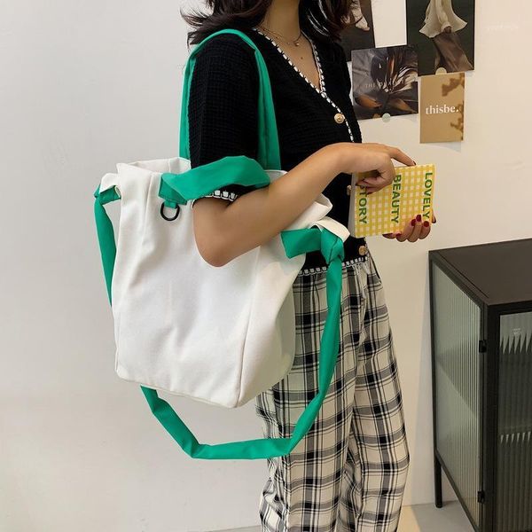 

evening bags women canvas shopping bag female shoulder handbags fashion outdoor