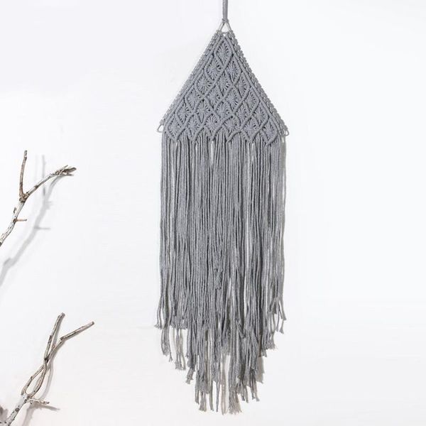 

tapestries bohemian macrame wall hanging tapestry knitted woven dream catcher mandala dreamcatcher decor home decoration