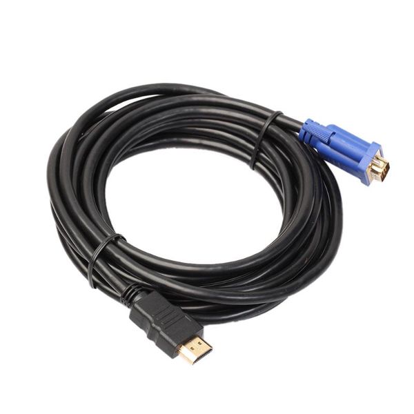 

audio cables & connectors 6ft 1.8m vga -compatible gold male to hd-15 cable 1080p -compatible-vga m/m wire 7iy
