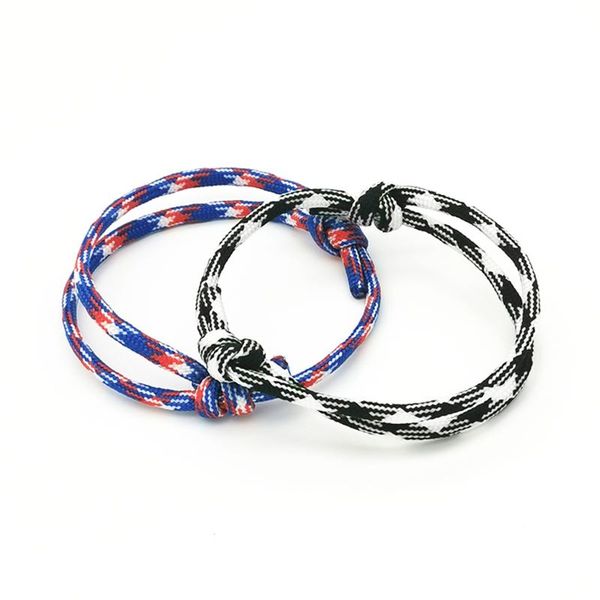 

outdoor gadgets 50cm hand made paracord bracelets adjustable survival 7 stands cord 550 lbs rope for camping hiking bracelet men women