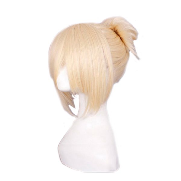 

anime attack on titan cosplay wig annie leonheart women girls blond synthetic hair halloween party cosplay wigs + wig cap, Black