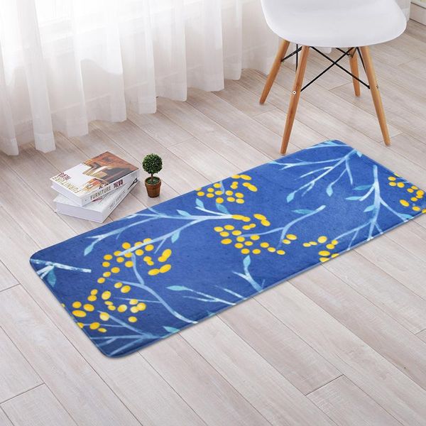 

bath mats plant flower series multi-size entrance living room bedroom floor kitchen bay window bathroom mat