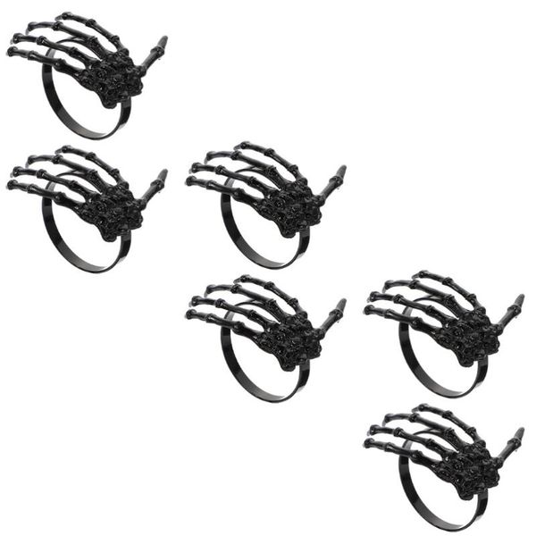 

napkin rings 6pcs exquisite ghost palm shaped party supplies