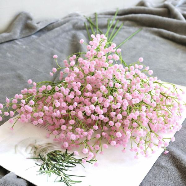 

decorative flowers & wreaths 1 bunch of artificial silk cloth + plastic gypsophila flower wedding bouquet home decor durable and practical t