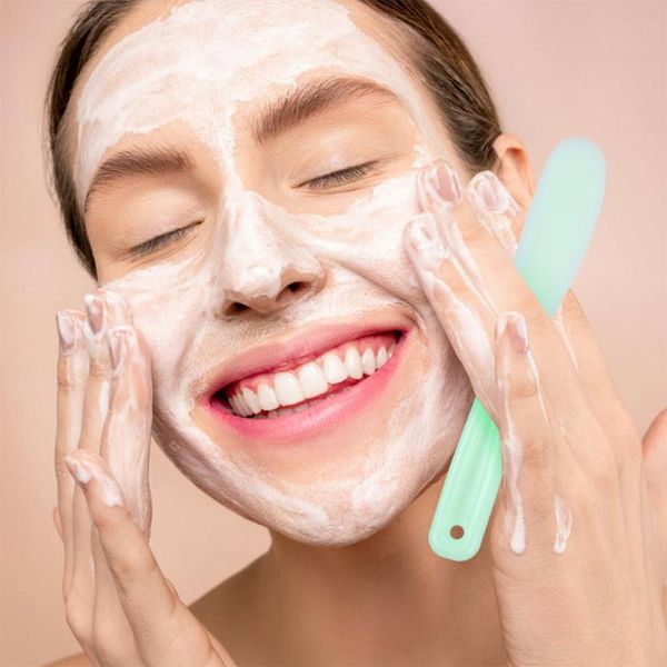 

eyebrow tools & stencils 5pcs facial mask diy bowl set silicone mixer simple colorful small