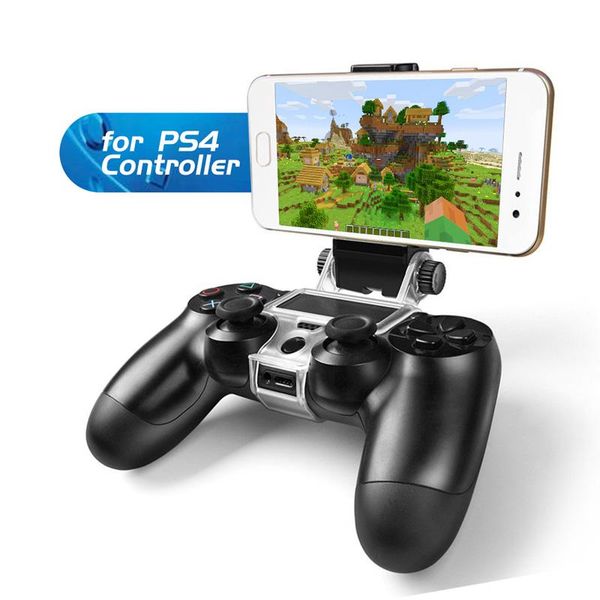 

mobile phone clamp clip desk holder for cell ps4 game controller mount gamepad stand handle bracket mounts & holders