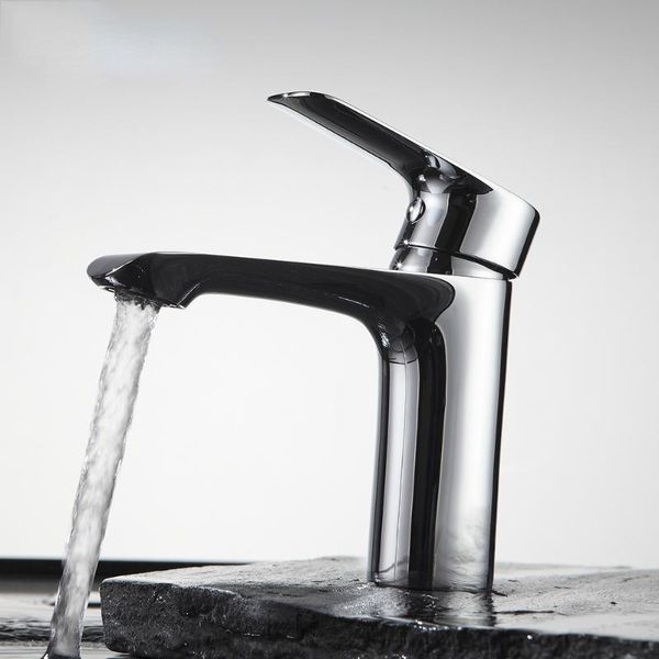 

bathroom sink faucets basin single handle chrome faucet taps cold mixer tap