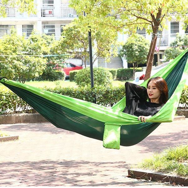 

sleeping bags ultralight portable camping parachute hammock survival bed leisure hanging furniture outdoor travel garden double i1n5