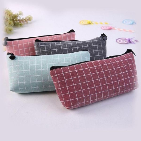 

pencil cases 1pc cloth bag case box zip pencilcase stationery organizer makeup pouch school suppplies kids gift