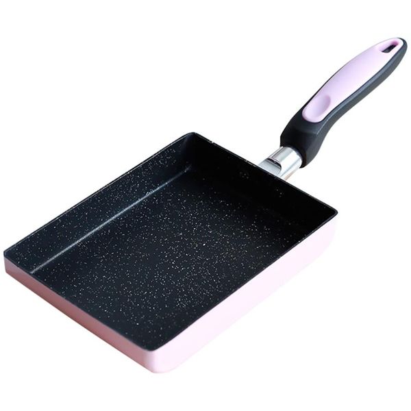 

pans 1pc tamagoyaki pan kitchen frying japanese square (random color)
