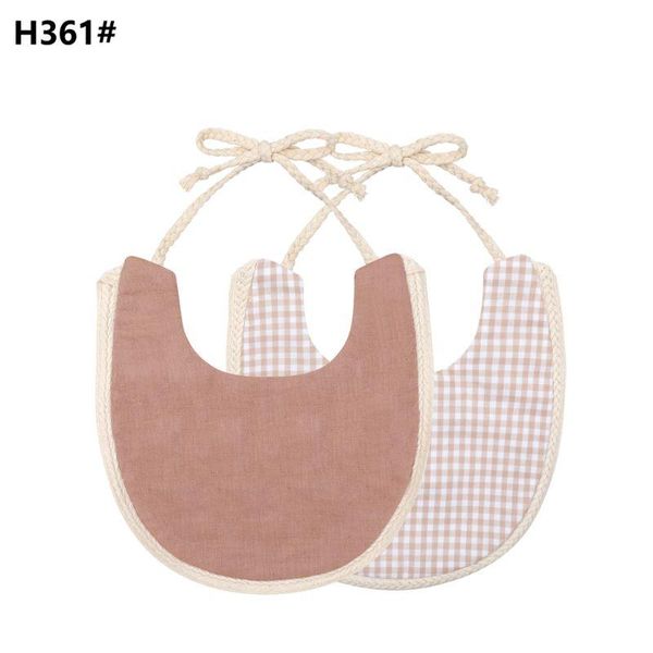 

bibs & burp cloths infant baby bib kids toddler feeding double-side cotton saliva towel 63he