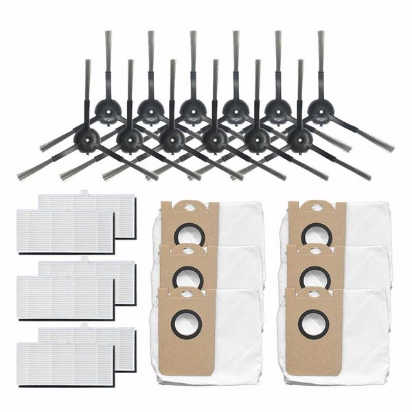 

filters and 12 side brush 6 dust bag, for proscenic m7 sweeping robot accessories replacement kit vacuum cleaners