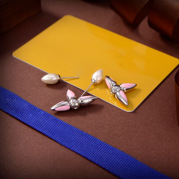 

cross stud earrings hoops l earing designer earrings for women jewelry love luxurys designers earrings studs des boucles oreilles 2277, Golden;silver