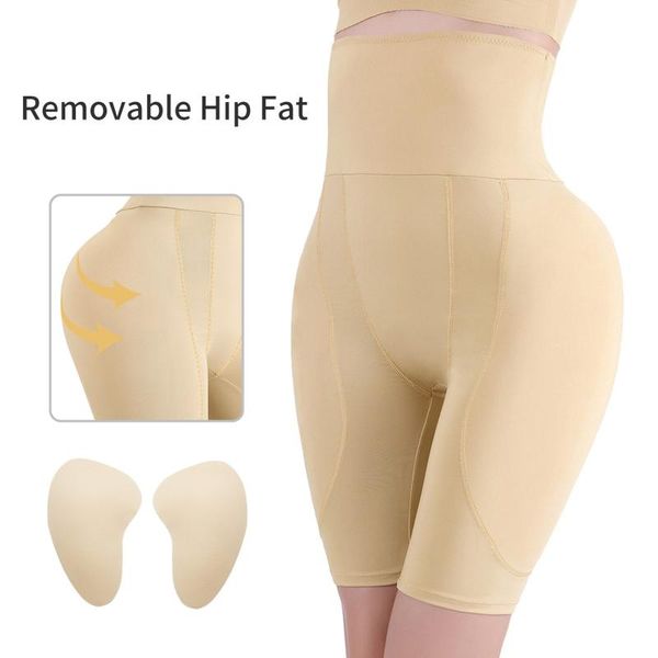 

women's shapers abdomen shaping shorts women high waist hip-lifting panties with pad postpartum body underwear soft elastic shapewear, Black;white