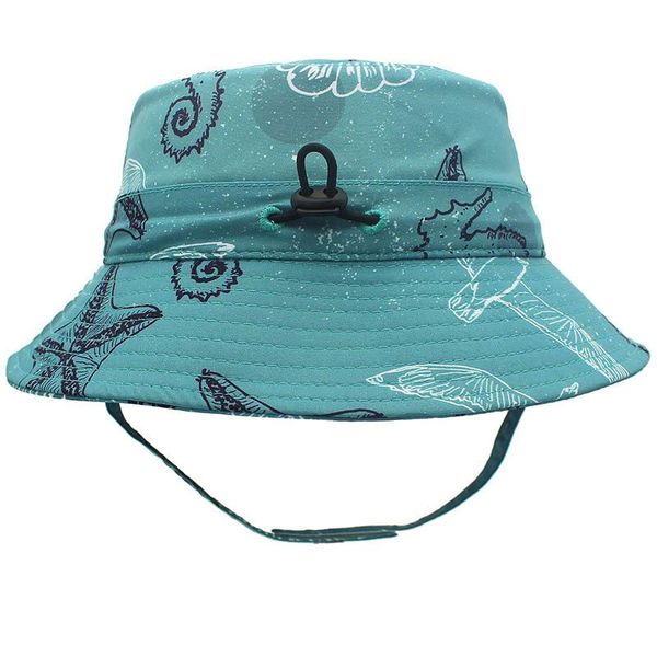 

wide brim hats kids summer beach buchket hat cap children boys girls outdoor sun protection hiking swimming running wear, Blue;gray