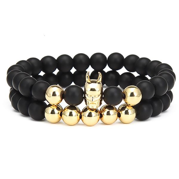 

bracelet 2021 micro zircon set frosted elastic rope men's, Golden;silver