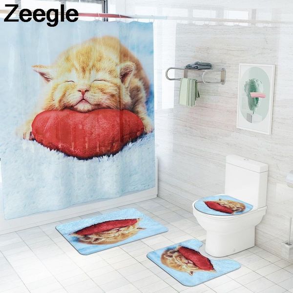 

bath mats sweet home decor mat and shower curtain set toilet floor room foot pad non slip seat cover