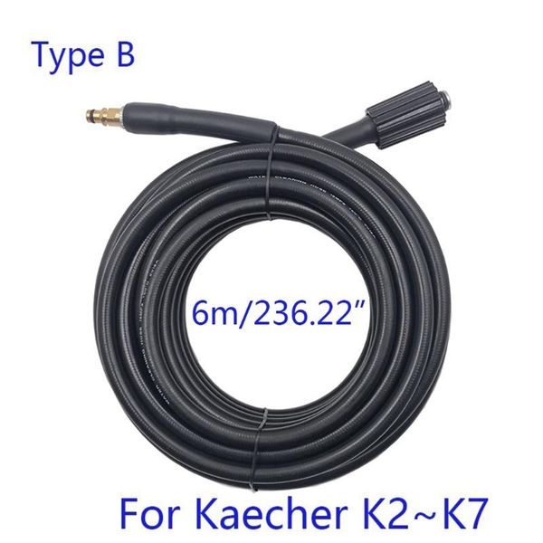 

car washer 6~10m high pressure water cleaning hose pipe cord wash t3ef