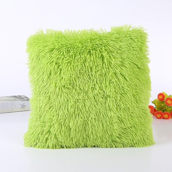 

pillow case long plush cushion cover warm soft square sofa car nap throw home decor household supplies (no core) #lr3