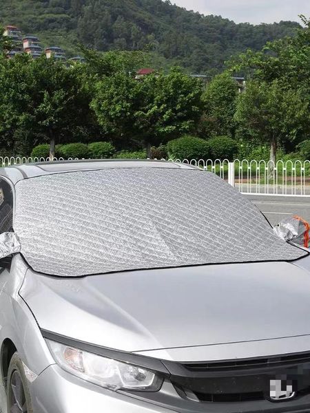 

car sunshade sun protection heat insulation shade curtain front windshield window cloth visor
