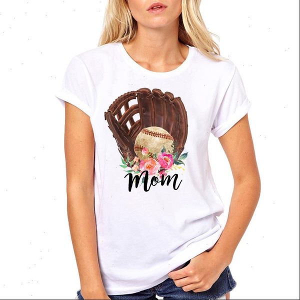 

women clothes fashion game day flower flroal mom print ladies woman harajuku tee shirt t female top, White