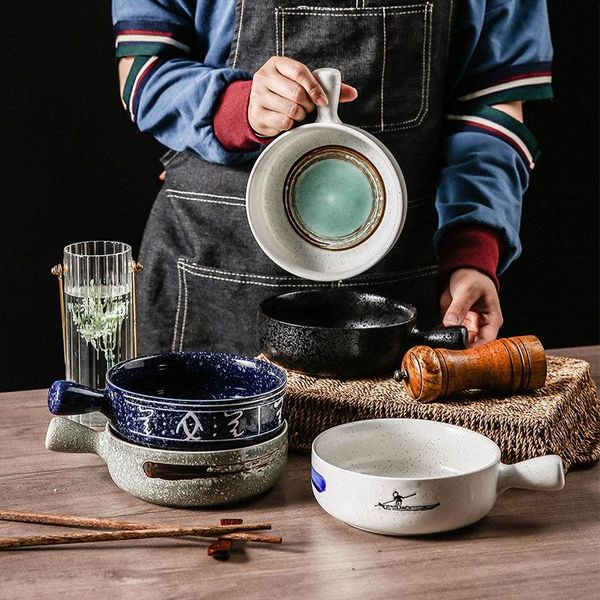 

dishes & plates 2021 creative noodle wrist, large ramen bowl, ceramic millet porridge beef soup bowl