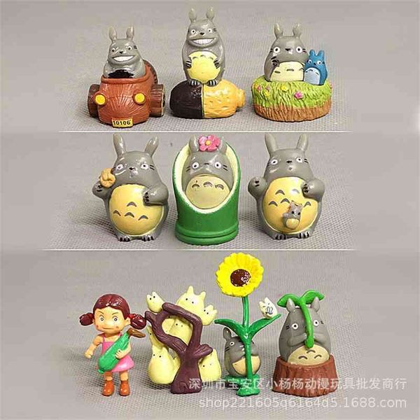 

cartoon hayao miyazaki totoro hand-made doll model toy ornaments