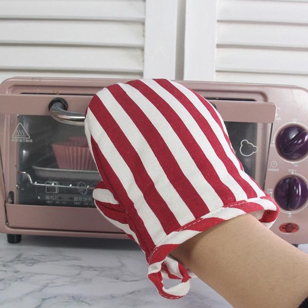 

japanese striped heat-resistant oven mifor baking in the kitchen mitts