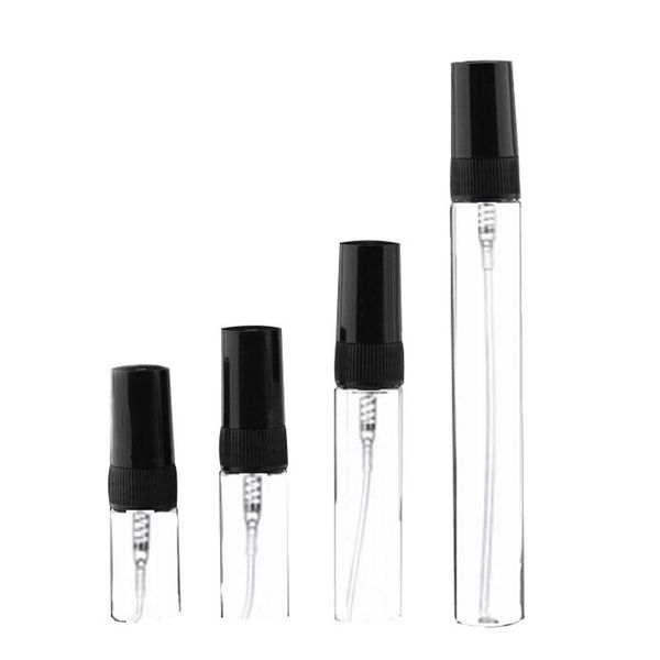 

storage bottles & jars 10pcs mini portable glass perfume bottle travel size empty spray